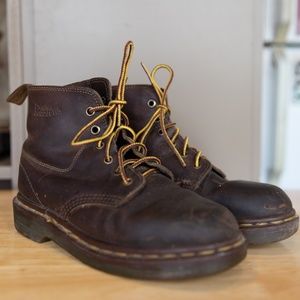 Dr. Marten Leather Boots Brown